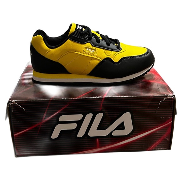 Fila Kids Sneakers - Vibrant Yellow and Black - Picture 2 of 5